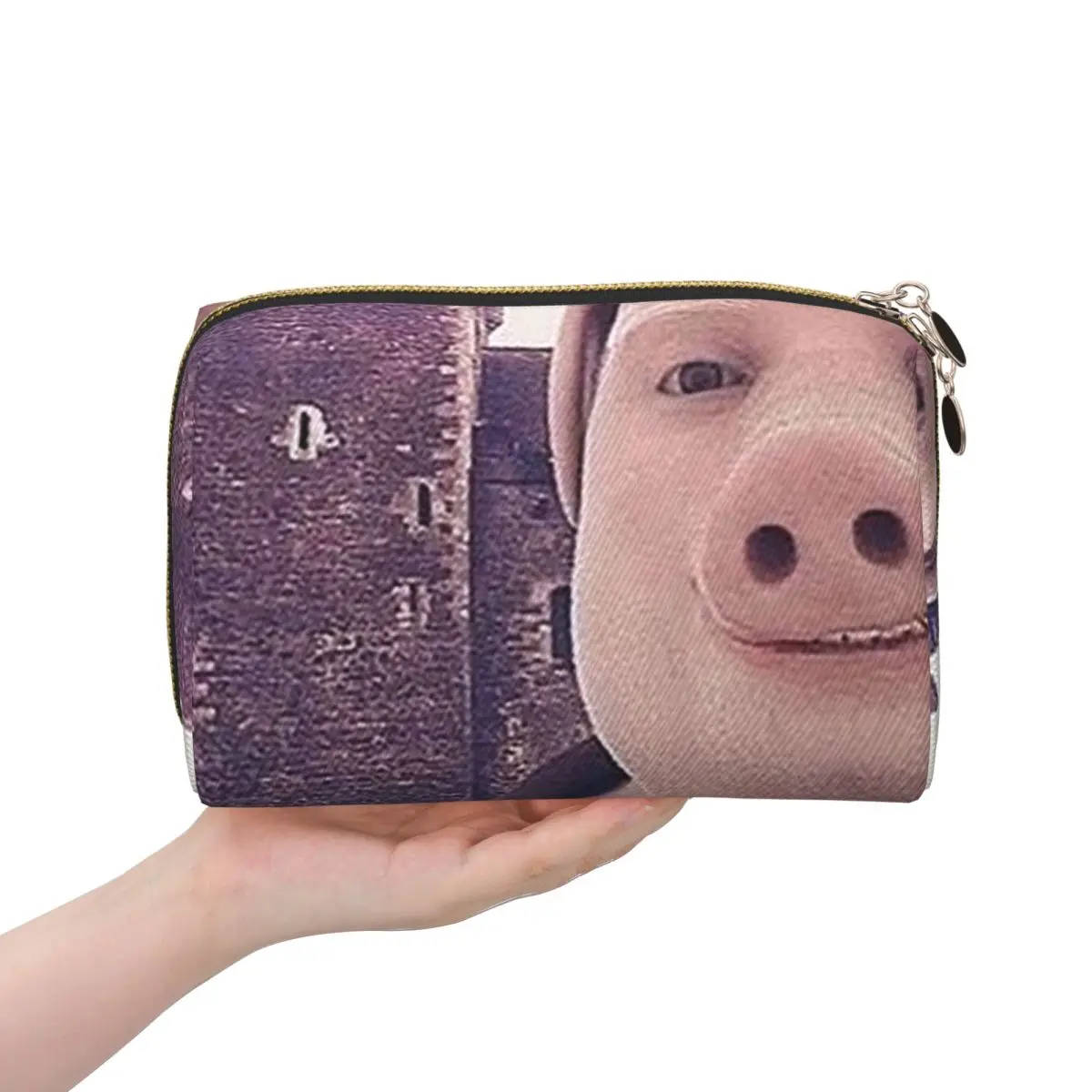 John Pork Women Cosmetic Bag Travel Makeup Organizer Pouch Toiletry Storage Dopp Kit Case