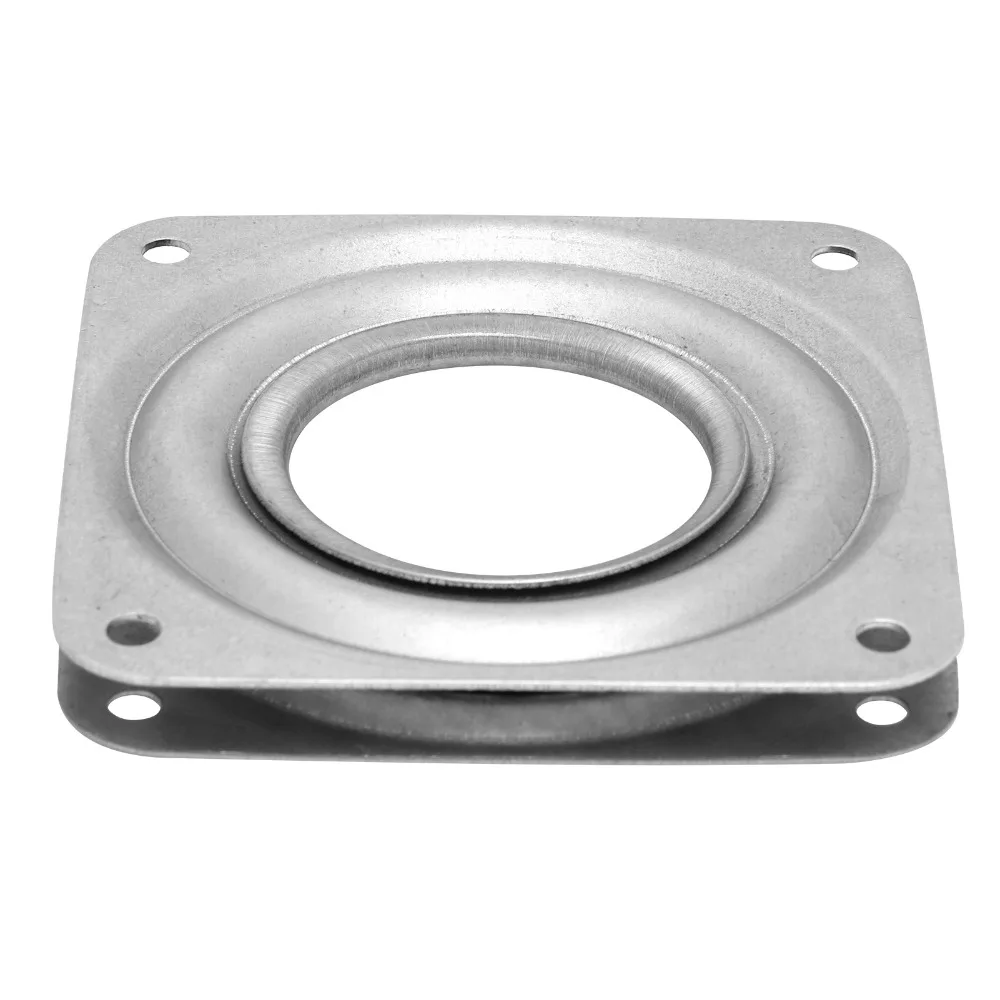 4pcs 360 Degree Rotation Swivel Plate Base Square 72mm Diameter Turntable Replacement Part Rotating Bearing Plate Recliner Chair