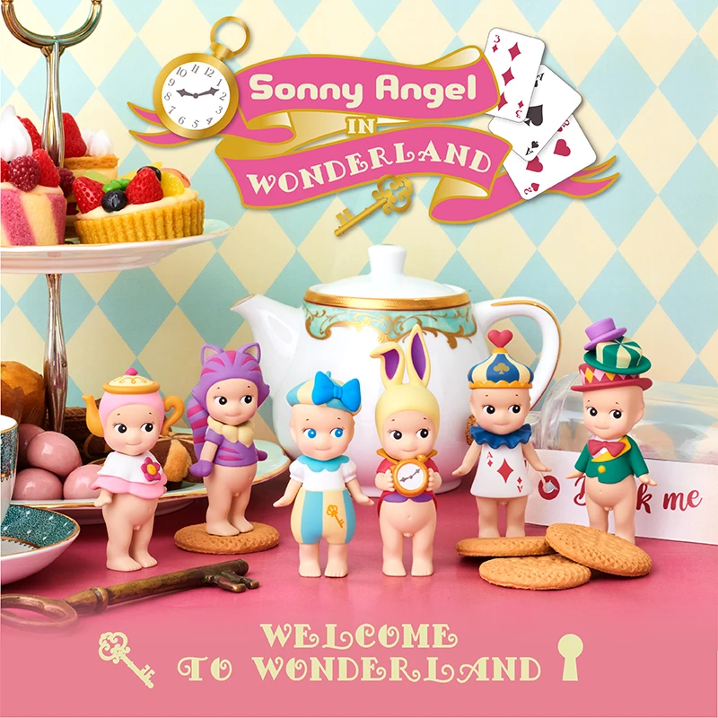 Sonny Angel In Wonderland Series Blind Box Toys Doll Cute Anime Action Figure Ornaments Figurines Dolls Desktop Christmas Dolls