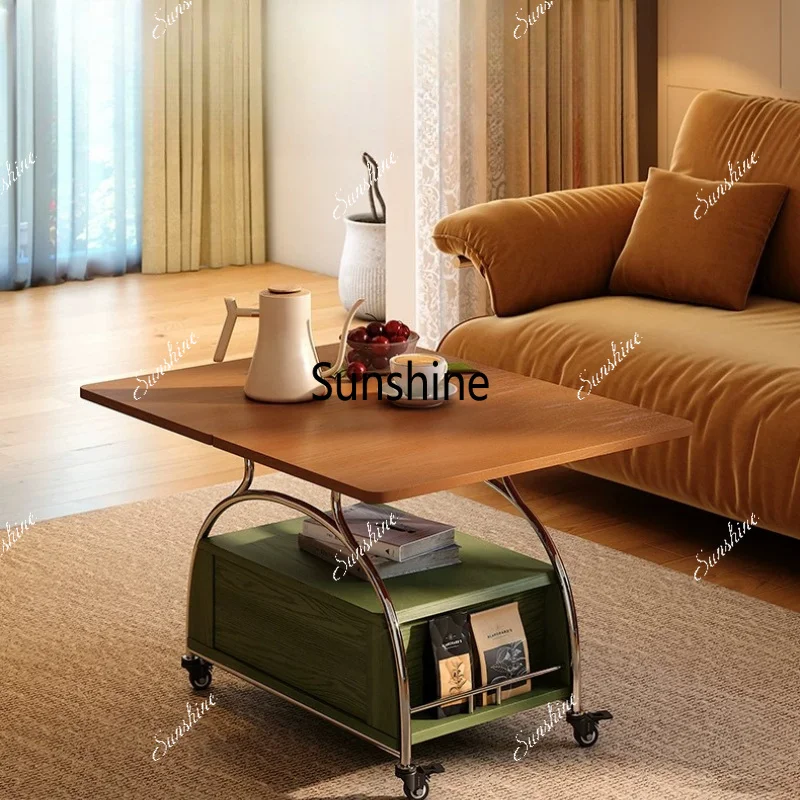 Bauhaus coffee table, small apartment coffee table can be moved
