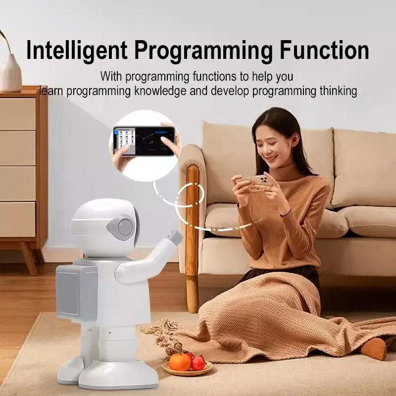 Children Robot Program Dance Robert Phone APP Bluetooth Remote Control Electron Multi Action Dancing Music Kids Robots