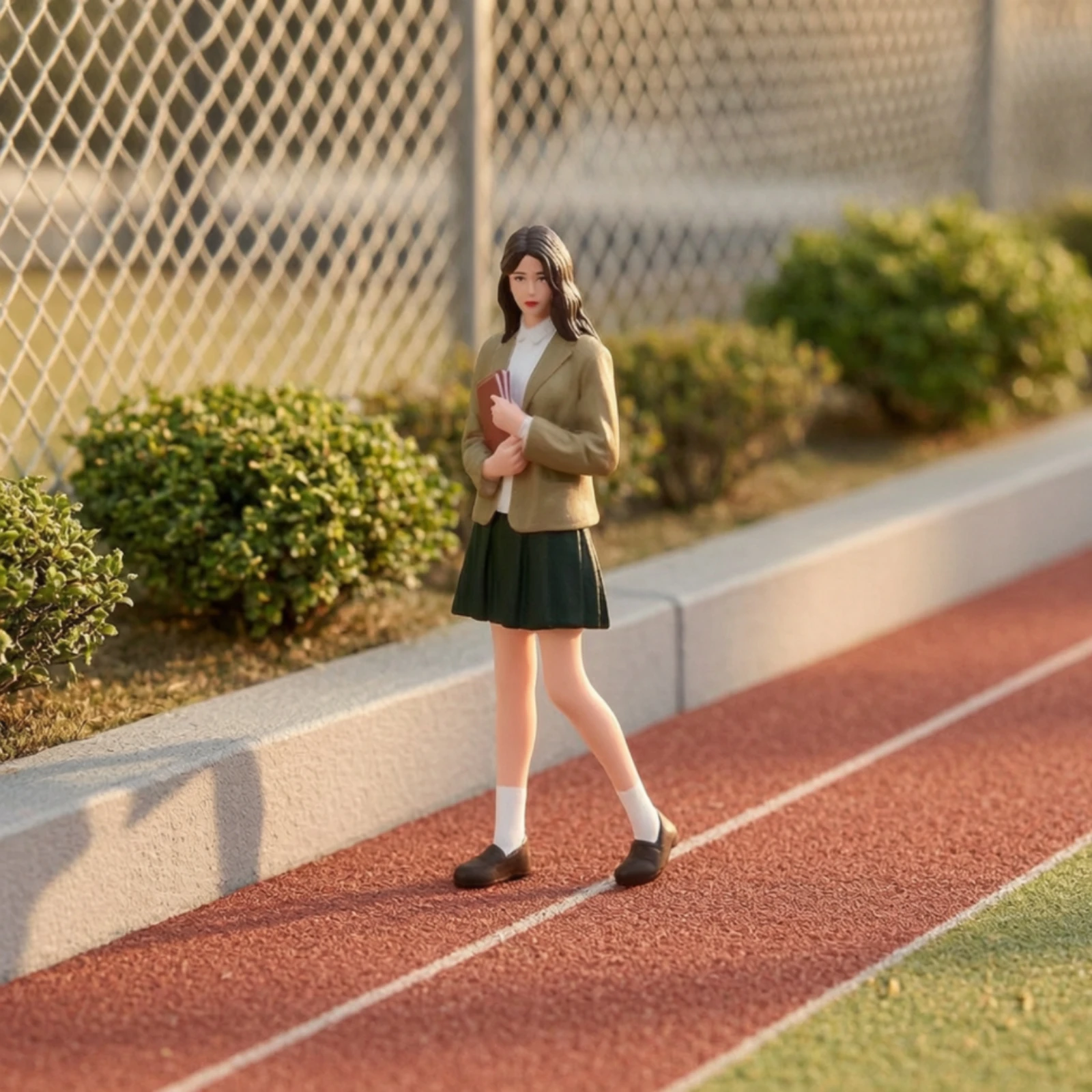 School Figurine Detailed Miniature School Figure Miniature People Figurines Realistic Mini People Figurines Vivid for Hobbyists