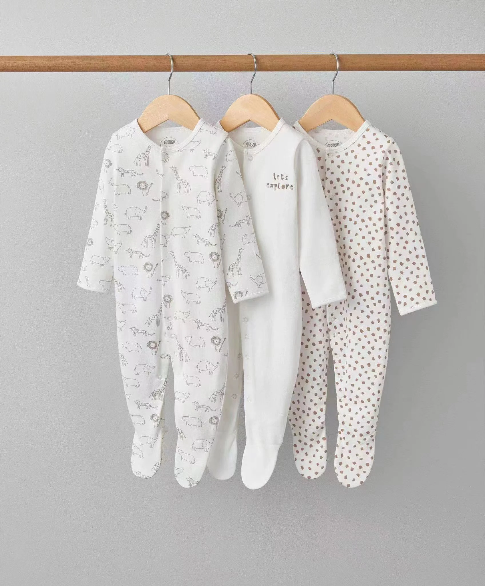 3PCS/LOT 2024 New Babies Rompers Cotton Material Long Sleeves Baby Boys Girls Jumpsuits Newborn Clothing Infant Sleepsuits