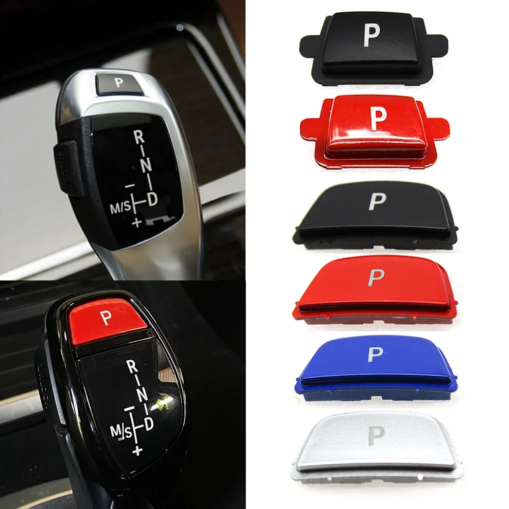 Pop Car Gear Shift Lever Auto Parking Switch Letter P Button Cover For BMW F M Series F30 F34 F36 F10 F11 F01 F02 F06 F25 F26