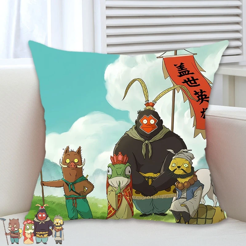 

Langlang Mountain film peripheral cartoon cute pillow creative personalised home office bedroom sofa cushion gift wholesale