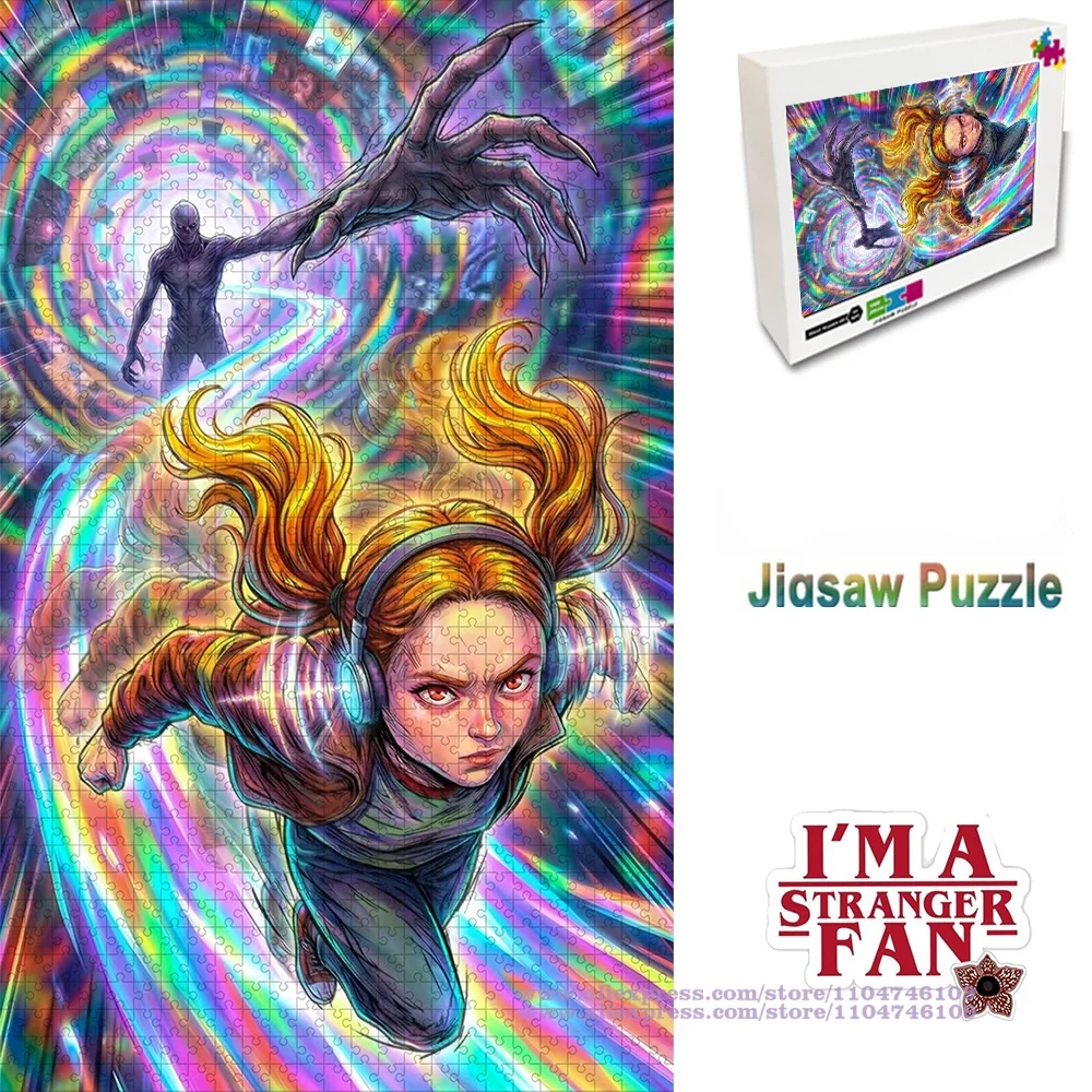 

Пазл-головоломка «Очень странные дела»: Макс и Векна, 108/200/300/500/1000/1500 элементов, развивающие головоломки для детей, декор для дома