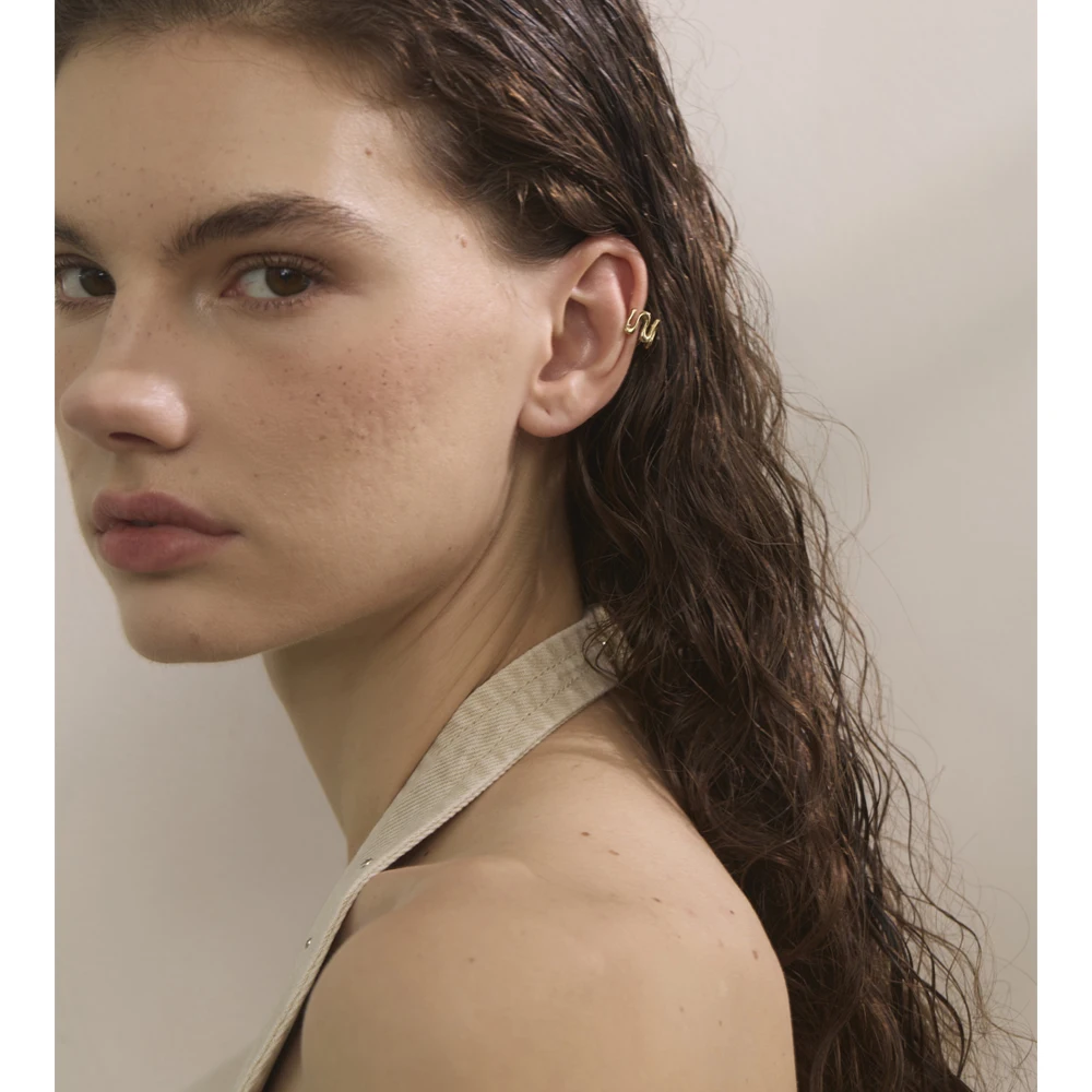 Yhpup حار نمط الفولاذ المقاوم للصدأ غير النظامية قابل للتعديل الأذن العظام أقراط مشبكية الوافدين شعبية سحر المجوهرات بالجملة #3