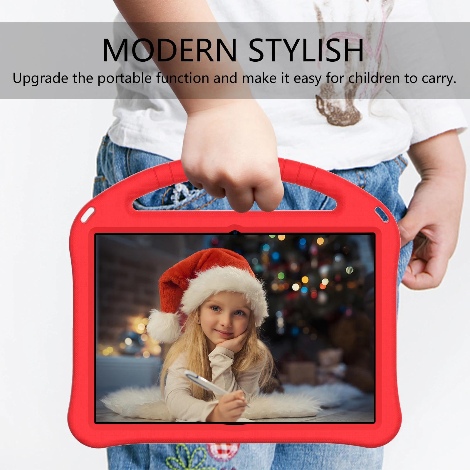 Tablet Case For Lenovo Tab M9 TB-310FU M8 2024 M8 4rd 3rd 2nd Gen M8 HD K11 K10 10Pro Tab 4 10'' E10 EVA Shockproof Handle Cover