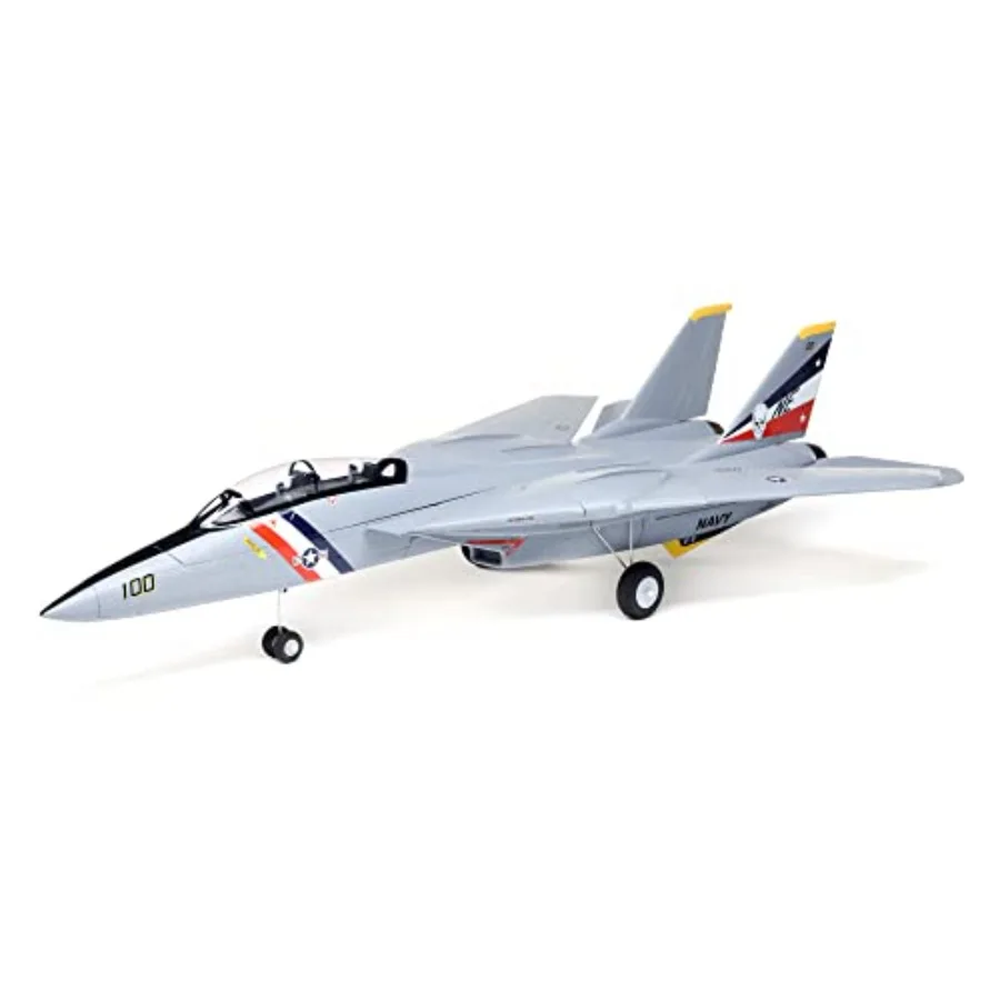 RC Airplane F-Tomcat Twin 40mm EDF for outdoor flying, lightweight EPP foam body, gray camouflage finish, stable flight control
