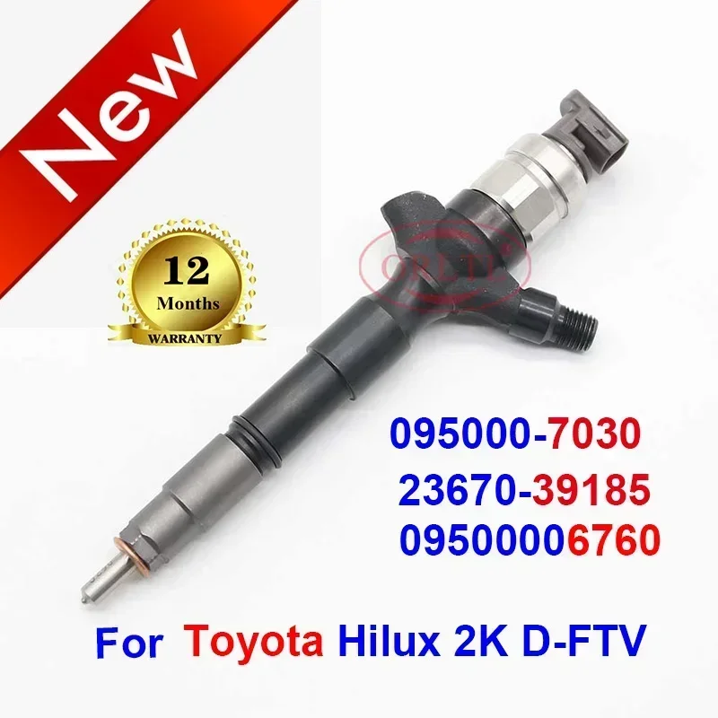 

Форсунка 095000-7030 23670-39185 0950006760 дизельная топливная форсунка 7030 0950007030 2367039185 для Toyota Hilux 2K D-FTV