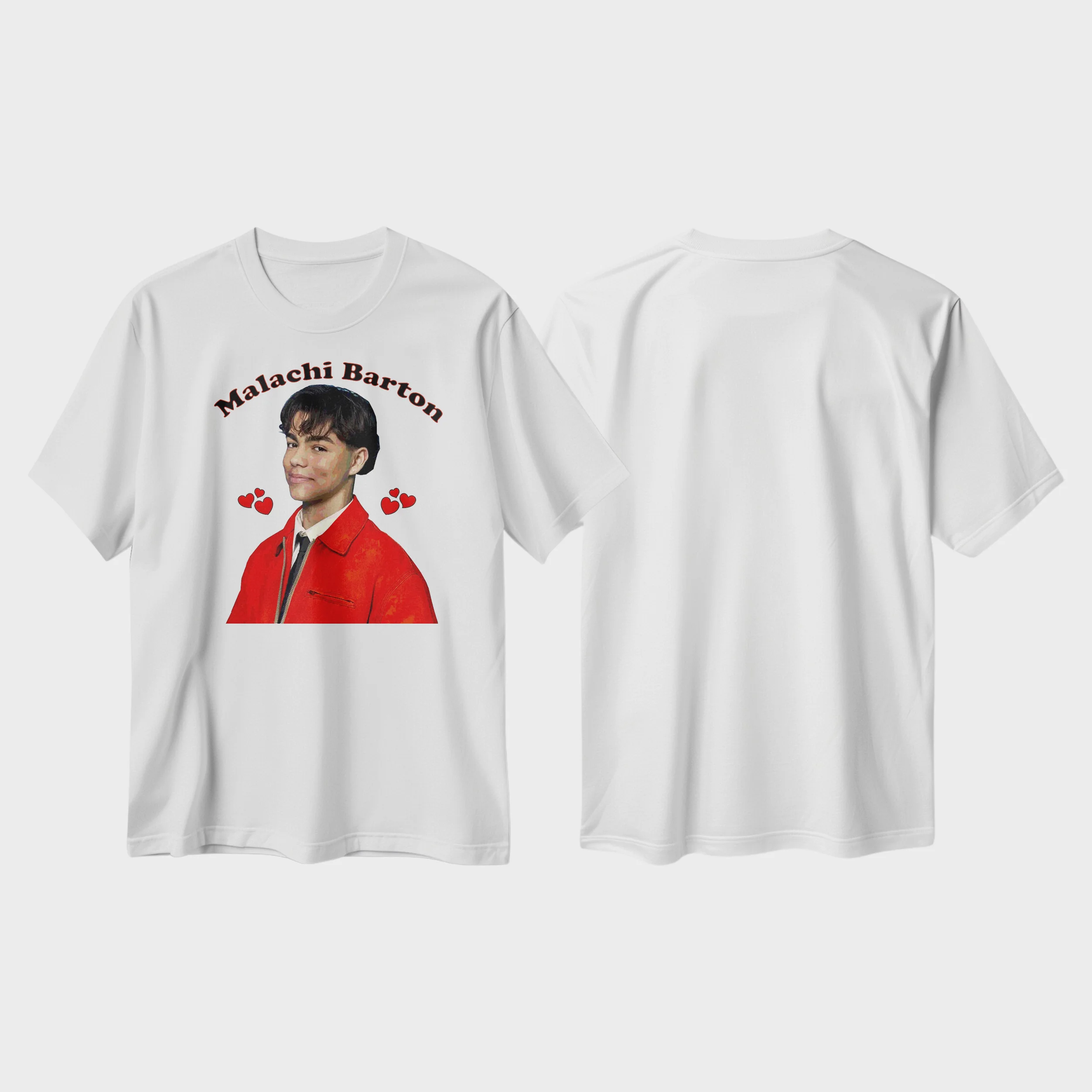 

Футболка Malachi Barton, хлопковая винтажная футболка с круглым вырезом в стиле хип-хоп, мужская и женская уличная футболка с коротким рукавом, дышащие Harajuku