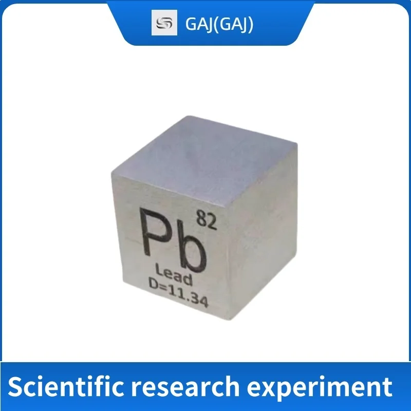 High-Purity Metallic Lead Cubes 10mm/15mm /25.4mm Periodic Phenotype Cubic Shape Pure Pb99.99% for Educational And Artistic Use