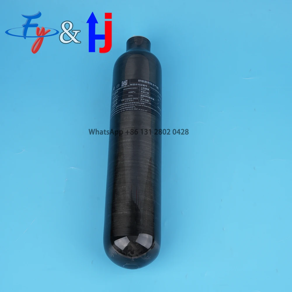 Carbon Fiber Gas Cylinder, High-pressure Diving Gas Cylinder, 0.36L, 0.42L, 0.5L