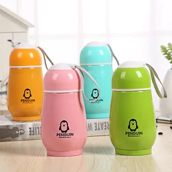 Mini Cute Coffee Vacuum Flasks Thermos Stainless Steel Travel Drink Water Bottle Thermoses Cups and Mug Children's Insulated Cup