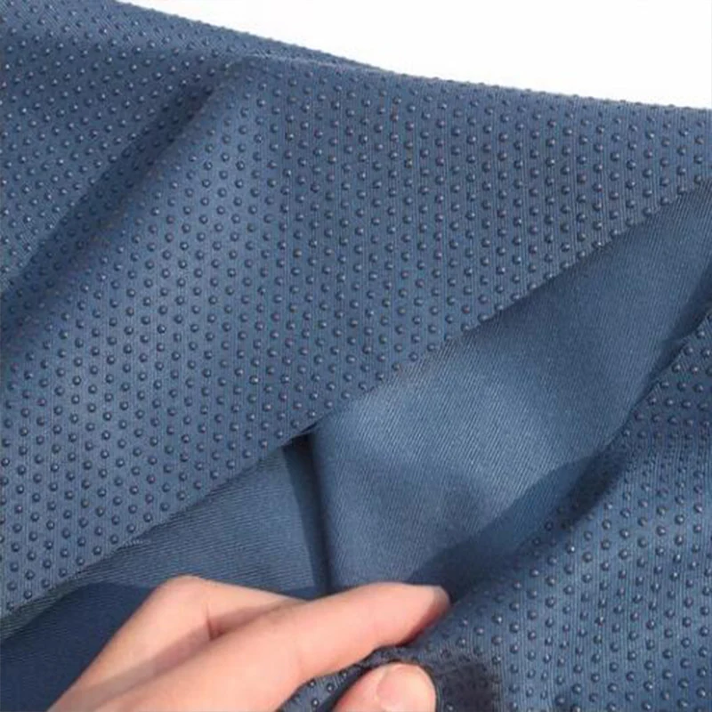 Good Indigo Anti Slip Fabric Drip Molding Adhesive Chemical Fiber Fabric Sewing Material DIY Bathroom Anti Slip Mat/Yoga Mat