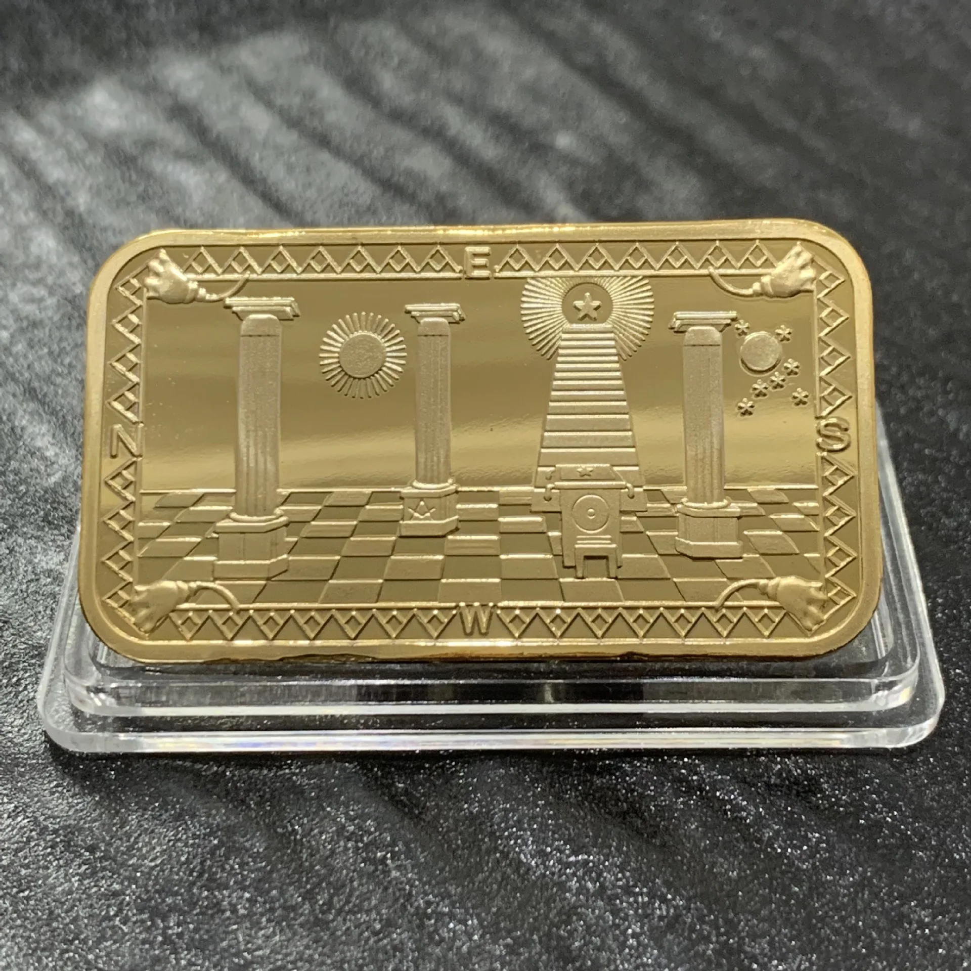 European and American Freemason Commemorative Coins, Brotherhood Collection, Lucky Coins, Commemorative Coins, Square Coins