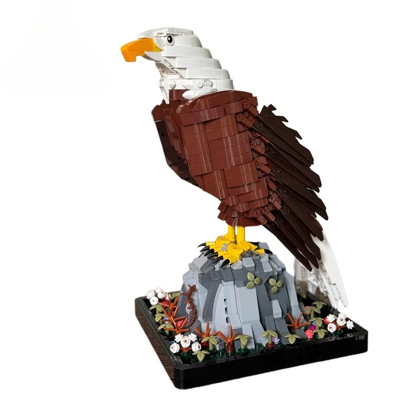 

MOC новые строительные блоки США, модель животного, культовая птица, белый орлан, сделай сам, сборочные технологии, кирпичи, креативные идеи, коллекция игрушек