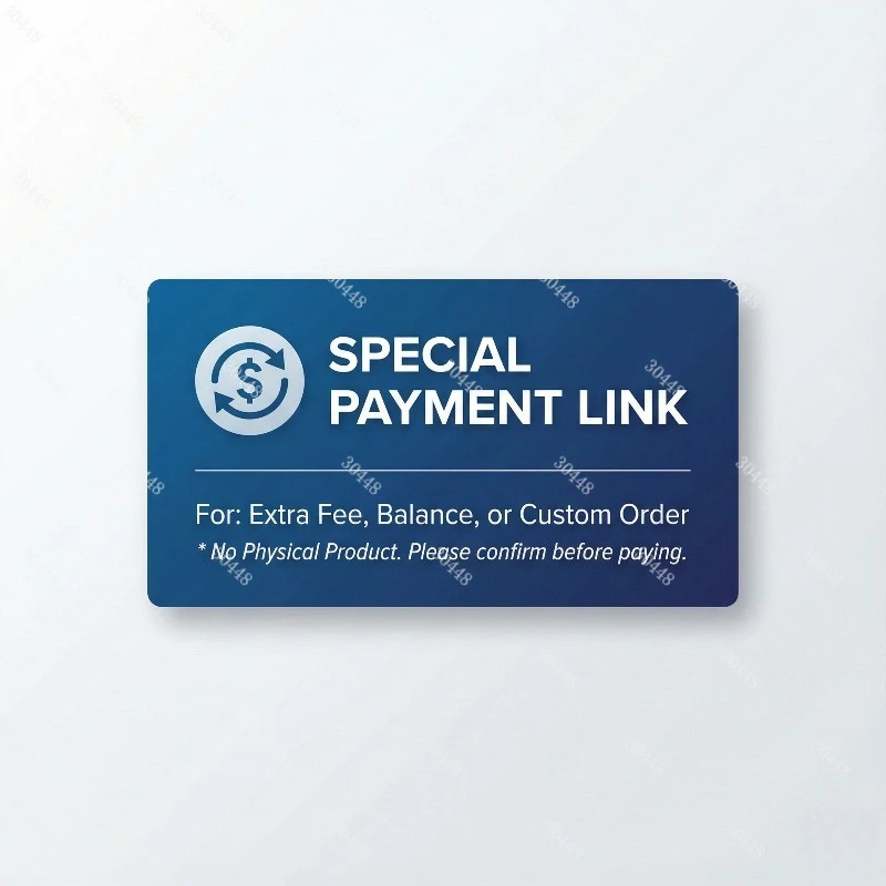 

Нет товара: это виртуальная ссылка для оплаты. Физический товар не будет отправлен отдельно, если только он не будет объединен с вашим основным заказом.