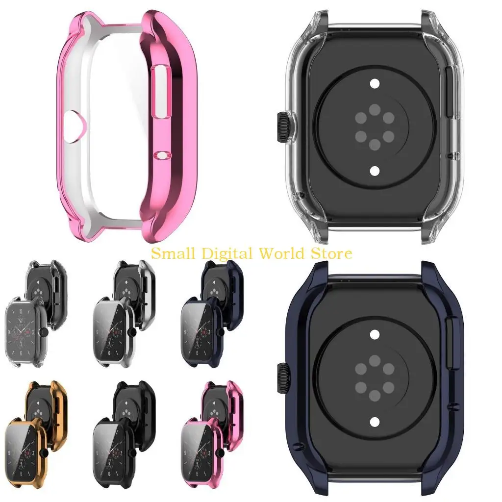 

77UB Soft Clear Crame Counting Glass+Cover Plant Case, совместимые для GTR 4 Wwatch Screen Screen-Shock-Shockpropeprower