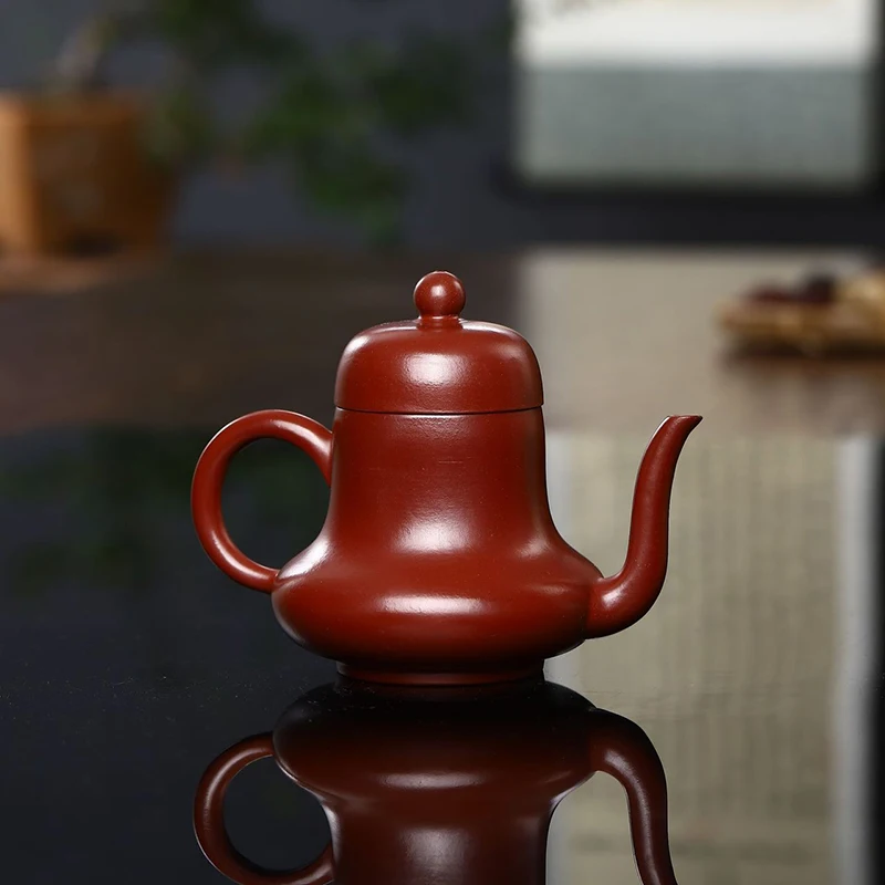 Imagem -02 - Pequena Capacidade Yixing Bule de Argila Chaleira Artesanal de Ore Cru Artesão Sênior Puer Tea Grupo Kung fu Zisha Teaware 130ml