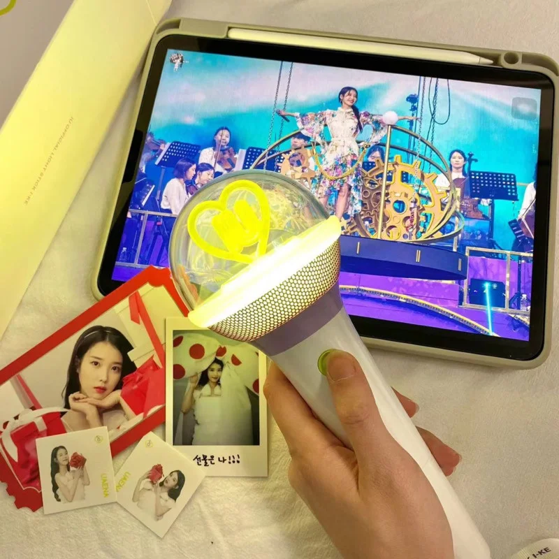 Kpop IU Lightstick 3.0 Lee Ji-eun Fluorescent Lamp Special Edition Concert LED Lamps Fans Collections Light Stick Night Light