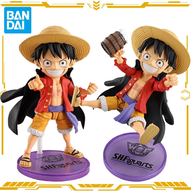 

Bandai оригинальная фигурка WCF×S.H.Figuarts ONE PIECE Monkey D. Luffy, игрушки для мальчиков и девочек, подарок, коллекционная модель, украшения
