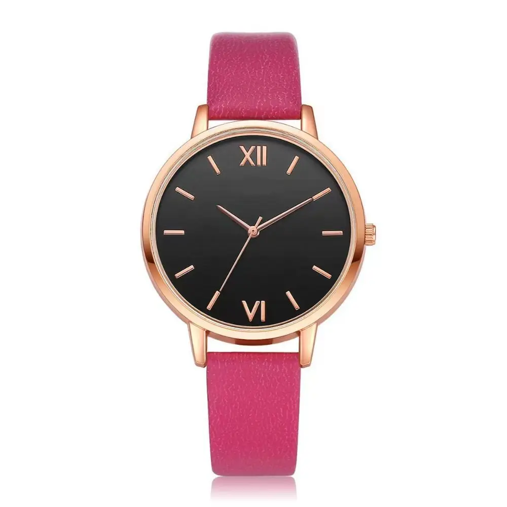 Analog Minimalist Design Quartz Watch Leather Band Trendy Strap Women's Watch PU Strap Luxury Band Analog Watch Daily Use