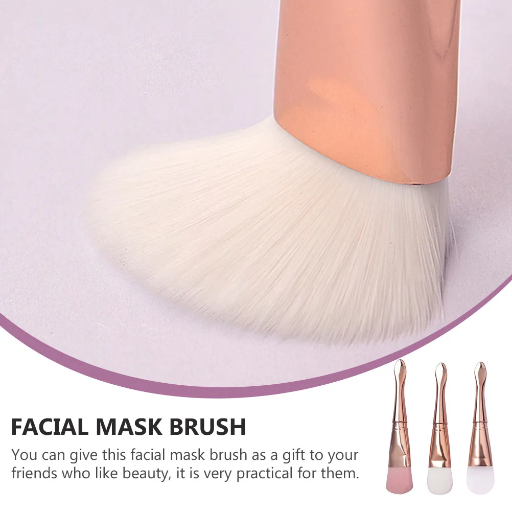 3Pcs Face Mask Brush Silicone Soft Facial Mask Applicator Tool Beauty Skin Treatment Makeup Supplies Beauty Brush