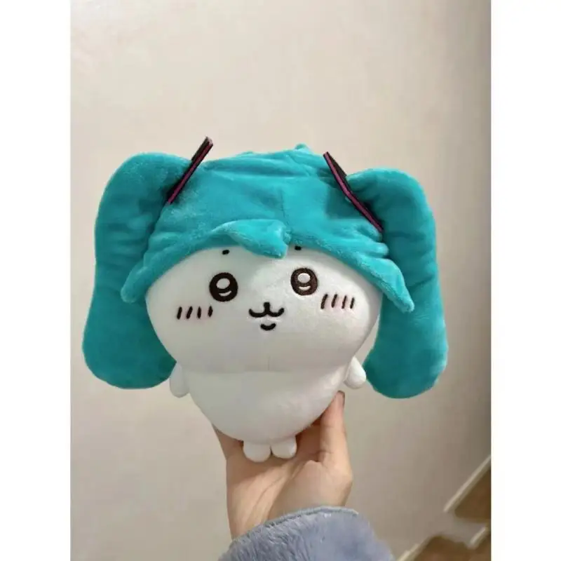 Kawaii Miniso Chiikawa Plush Toy Hachiware Cute Anime Hatsune Miku Plush Toy Doll Girl Birthday Festival Gift