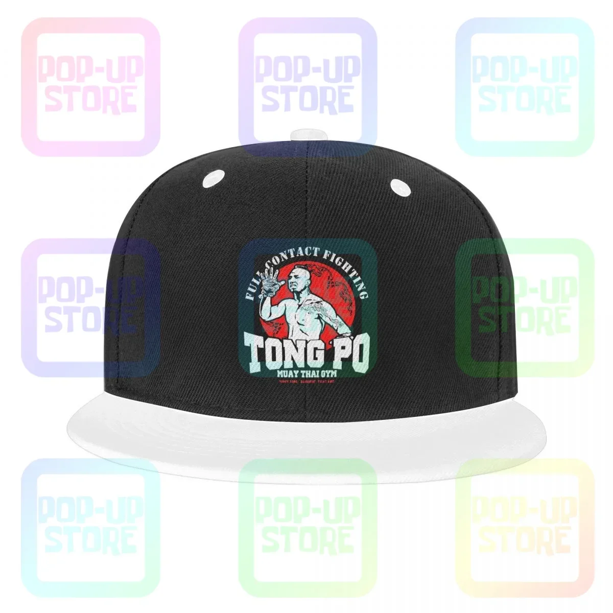 Tong Po Muay Thai Fighter Villain Kickboxer Van Damm Snapback Cap Colorful Baseball Caps Rare Trendy