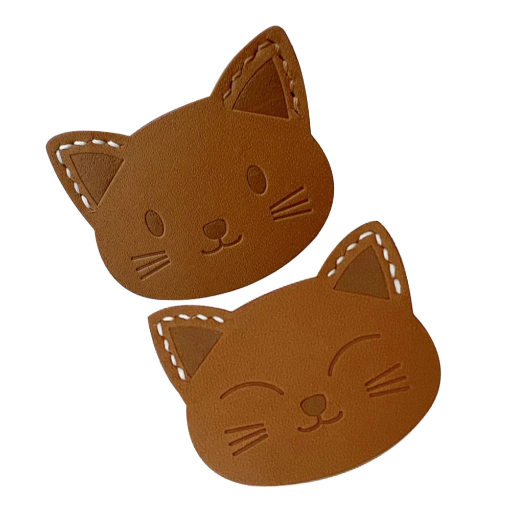 2 قطعة الإشارات المرجعية لطيف القط علامات الصفحة للكتب الطلاب عشاق القراءة الصغيرة الكرتون المرجعية هدية الزخرفية السائبة #6