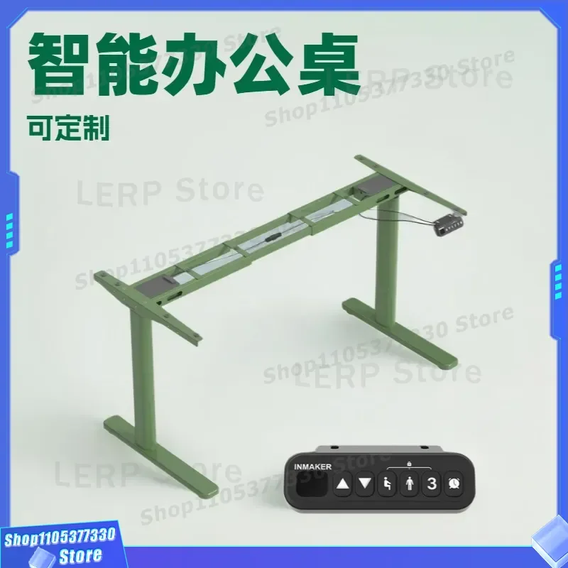 Electric Height Adjustable Standing Desk Single Motor Smart Office Computer Table Ergonomic Workstation with Stable Lifting