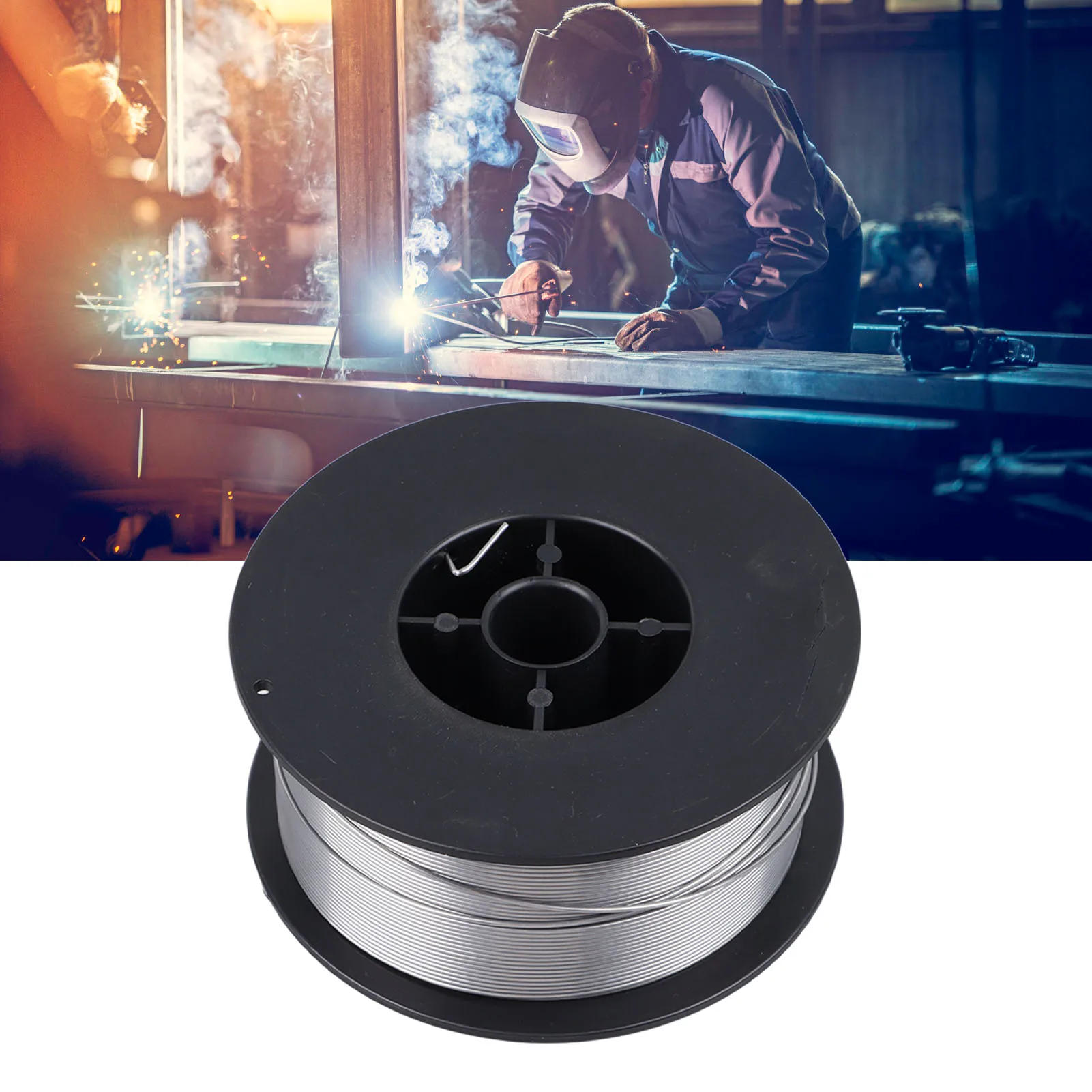 

Flux Flux Cored Wire 1.0mm MIG Welding Carbon Steel Self Protective 1KG for Gas Welding MIG Flux Welding Wire