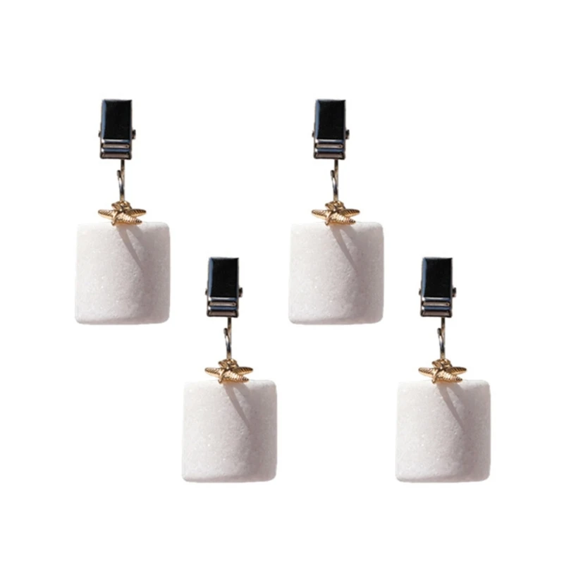 

Premium Stone Tablecloth Clamps Stainless Steel Modern Kitchen Dining Accessories J0MC