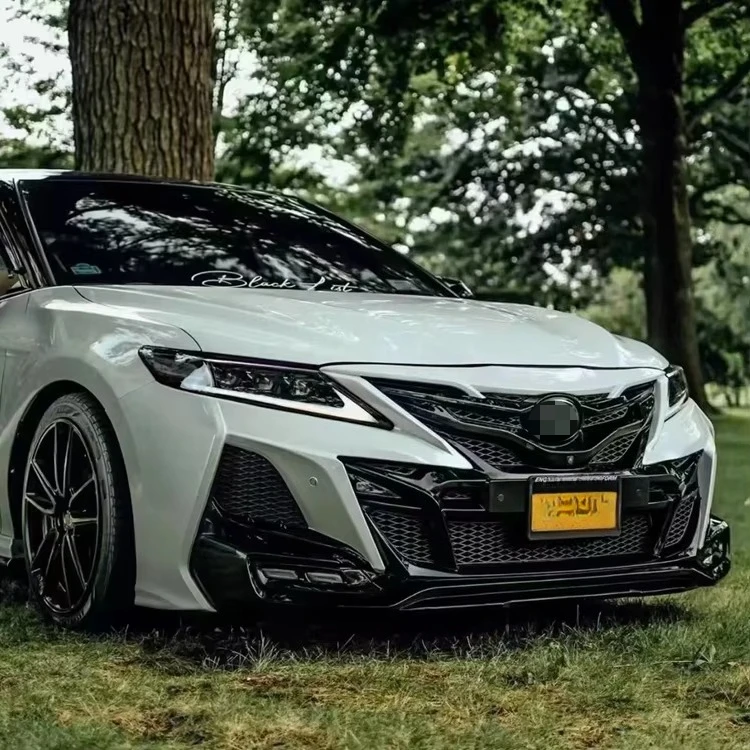 

Комплекты BODY для camry Upgrade to Khan Style 2018 2019 2020 2021, передний и задний бампер, наконечник выхлопной системы, материал camry, доступ к бампером