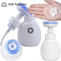 300ML Flower Type Soap Dispenser Soap Dispenser Flower Foam Bottle Hand Sanitizer Bottle Children Travel Bathroom Supplies