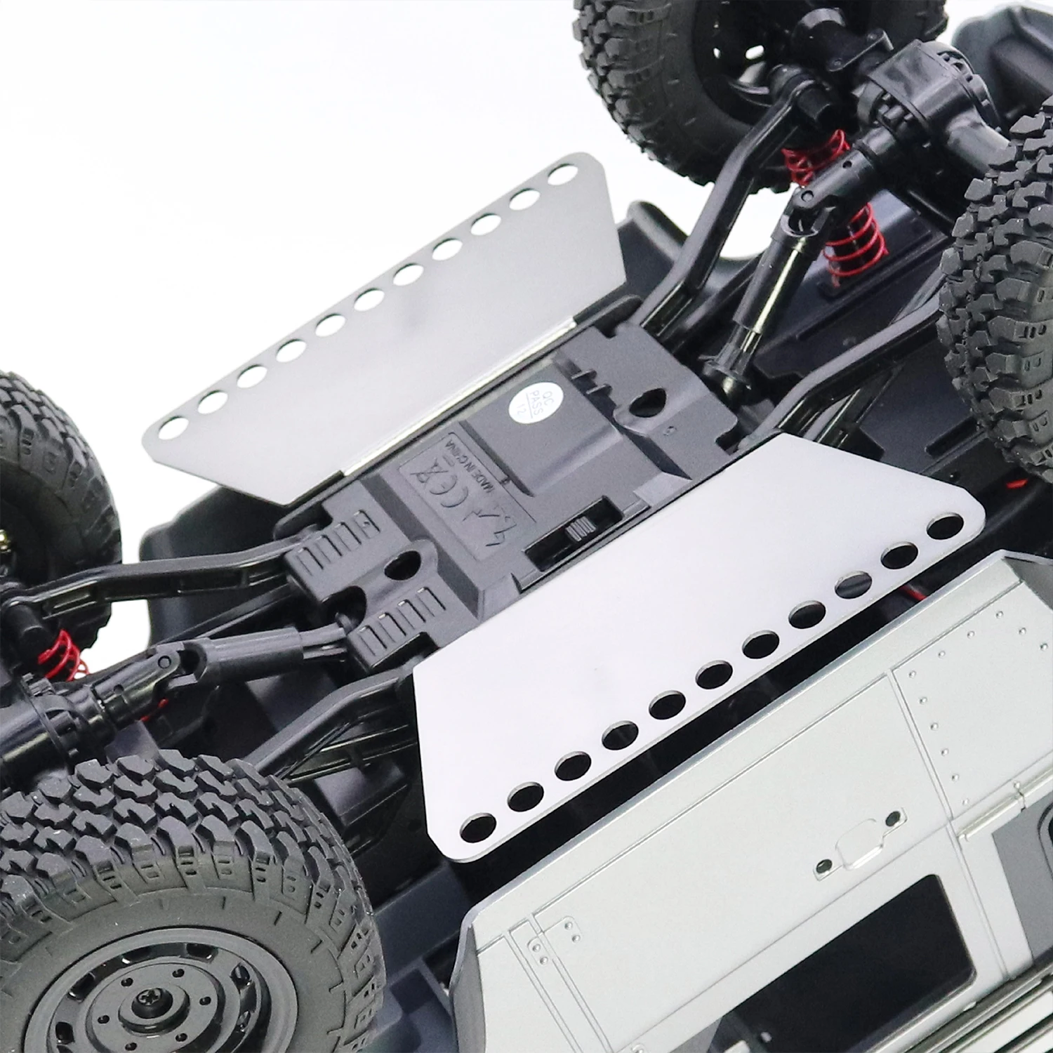 CNC Aluminum Alloy Pedal Side Plate Slider for MN78 MN D90 D91 D99S MN99SV2 1/12 RC Car Upgrade Parts Accessories