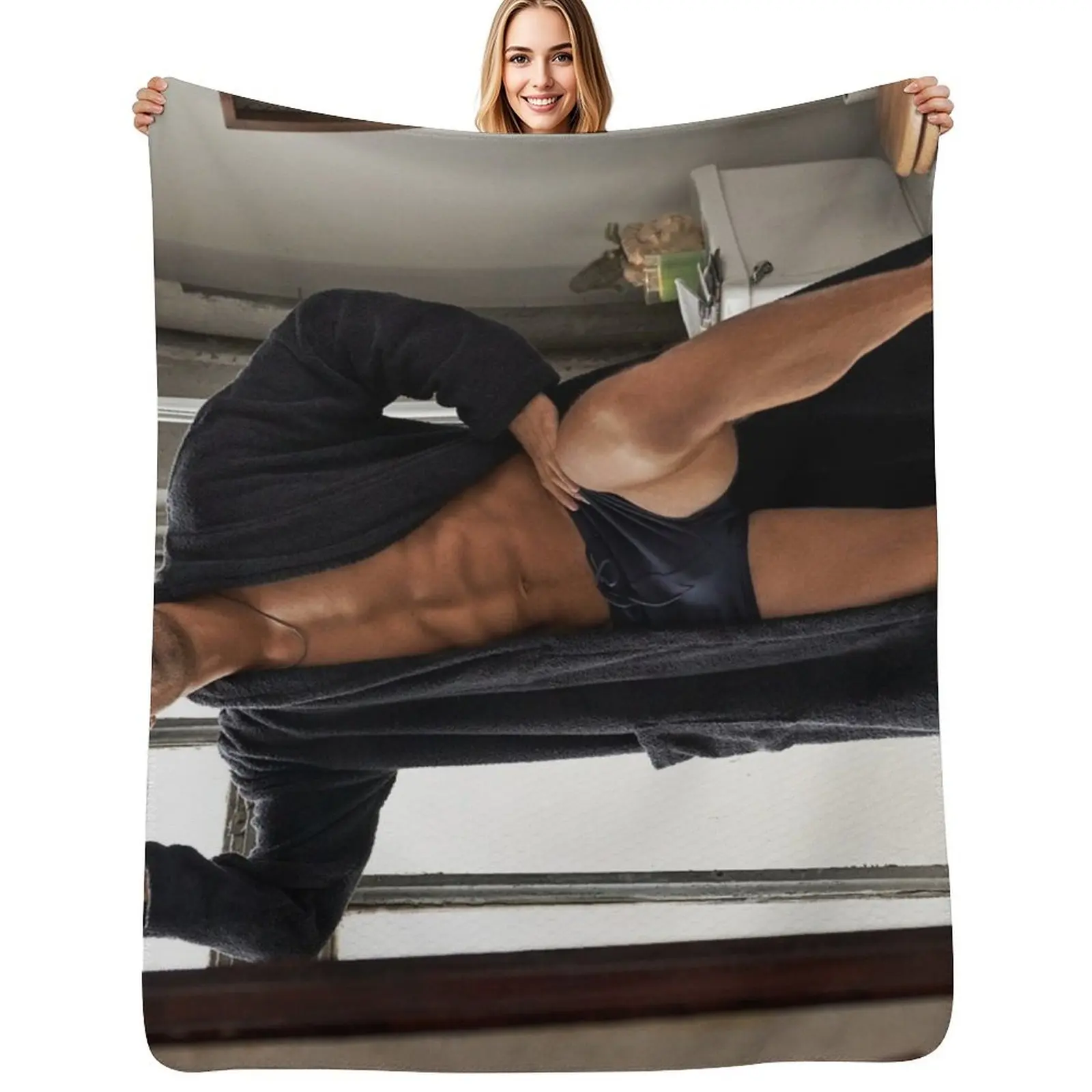 

Sebastian Stan Throw Blanket Ultra Plush Cozy Blanket for Napping Sleeping