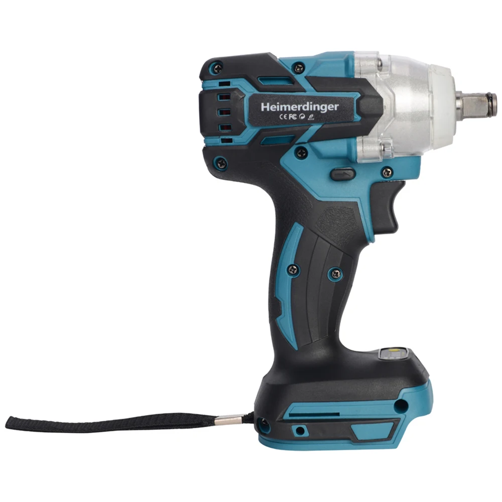 Electric Rechargeable Brushless Impact Wrench Cordless body with 19 21 22mm socket & Shank socket Adapter Quick-Release Driver