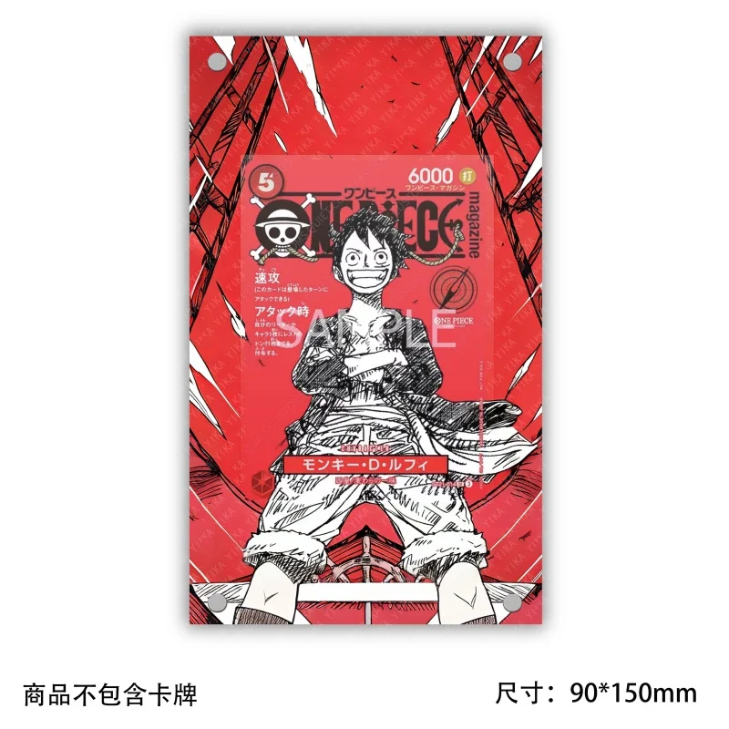 One Piece Monkey D. Luffy Nami Shanks King for Collection Card Psa Display Rack Extended Art Display Case Excluding Anime Card view 6
