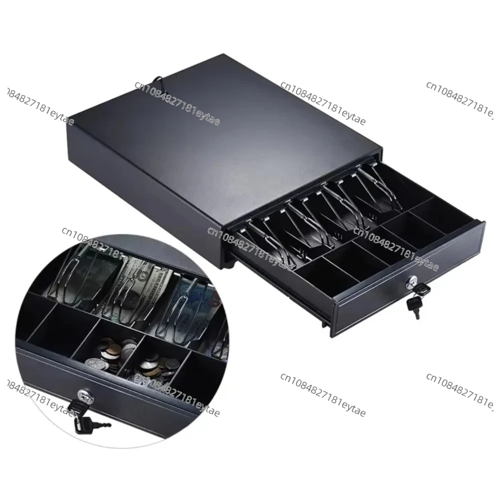 330A POS Metal Cash Drawer, 4 Banknote 5 Coin Cash Register Tray
