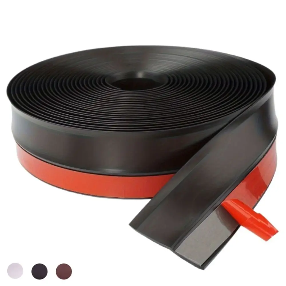 

100CM Garage Door Sealing Strip Weatherproof Self Adhesive Top and Sides Seal TPE Easy Installation Weather Stripping