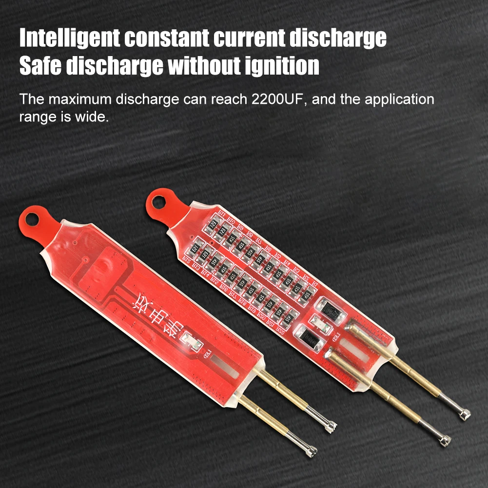 2200UF Capacitor Discharge Pen Fast Discharge Capacitor Discharge Tools With LED Indicator Light Electronic Tools