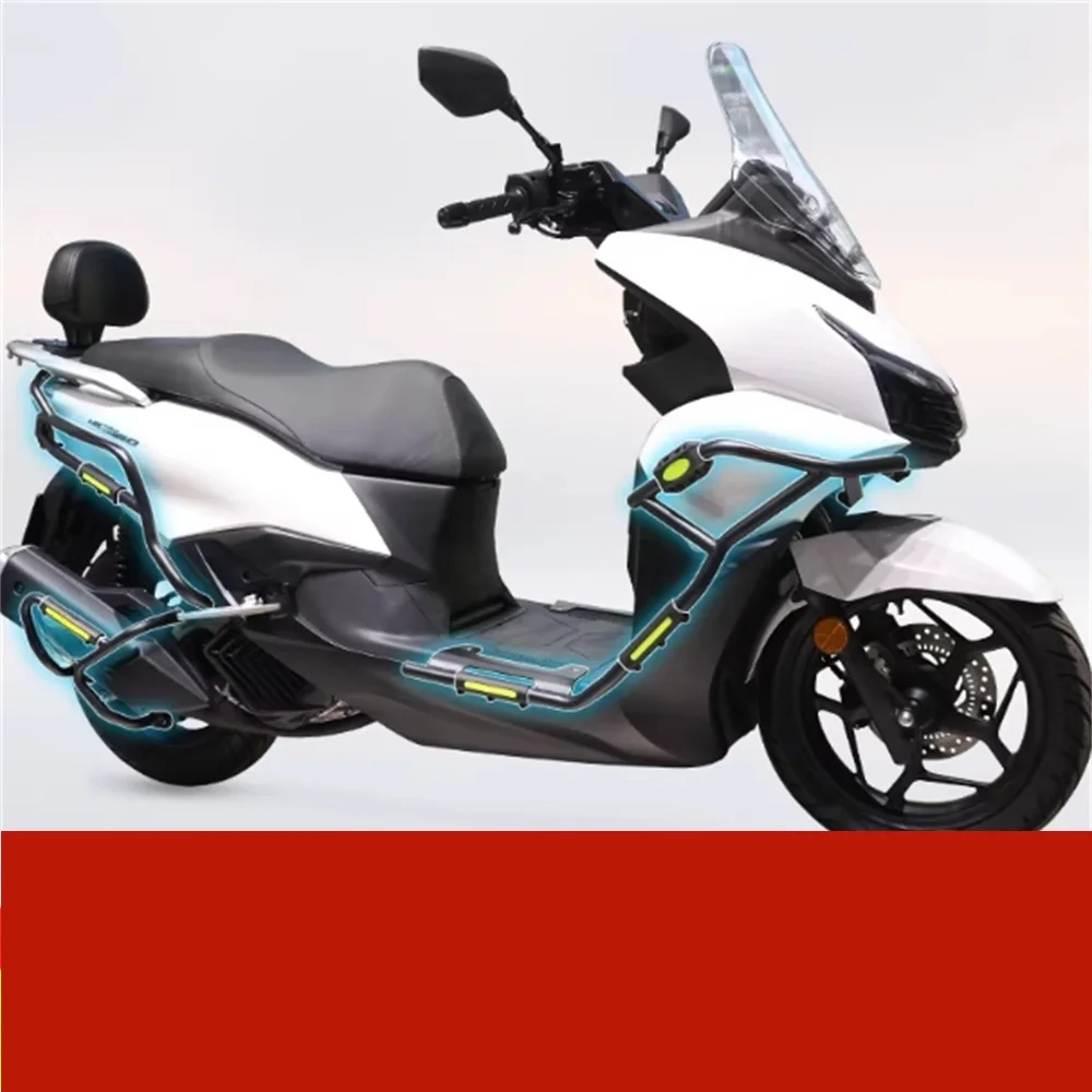 

FOR HONDA NWT150 baked paint front and rear bumper WH150T-5B safety anti fall collision exhaust bumper modification accessories