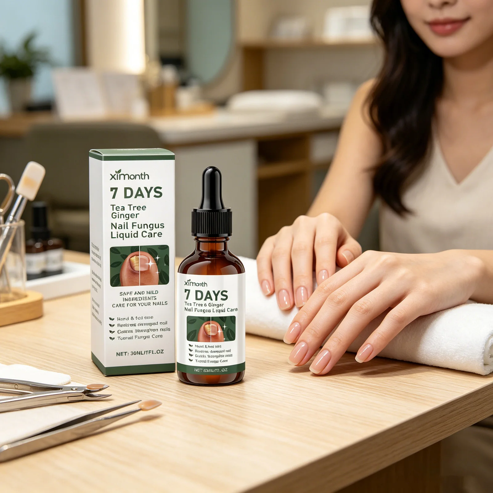 Nail Fungus Liquid Anti Gray Nail Treatment Paronychia Improve Nail Shine Strengthen Nail Growth Repair Crack Toenail Care Tool