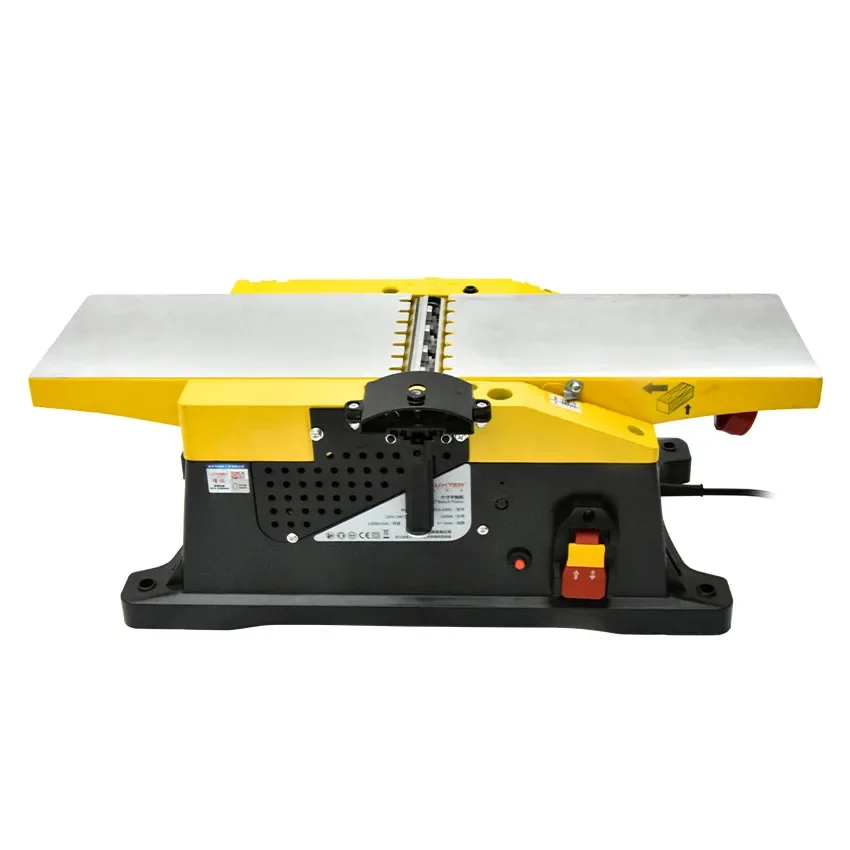 6 Inch Woodworking Planer Desktop 220V Electric Planer Multi-functional Household Power Tools Small Planer Heavy Duty