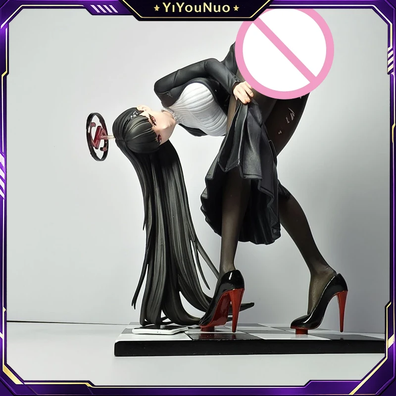 Tsukizuki Rion Anime Figure 17cm PVC Collectible Statue Black Dress Ver. Character Model Display Decoration Gift