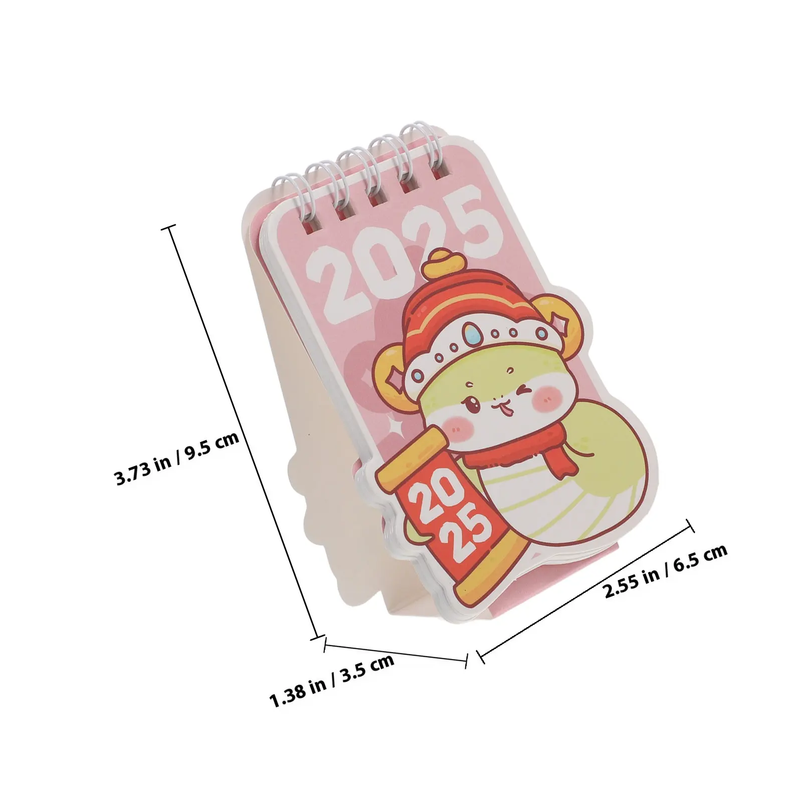 2025 Calendar for Desk Compact Mini Desktop Calendar with Clear Monthly Weekly Daily View Foldable Base Stylish Office Home Dorm