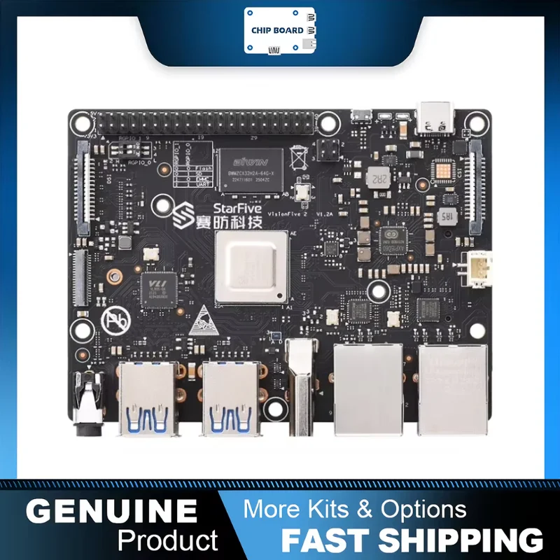 VisionFive 2 Development Board VisionFive2 RISC-V AI StarFive JH7110 Integrated 3D GPU