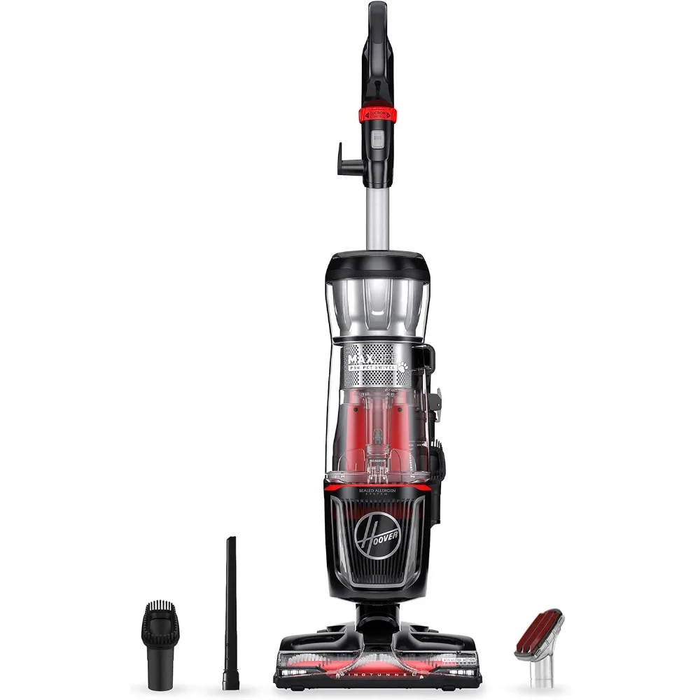 

HAOYUNMA Pet Swivel Bagless Upright Vacuum Cleaner, HEPA Media Filtration, For Carpet and Hard Floor